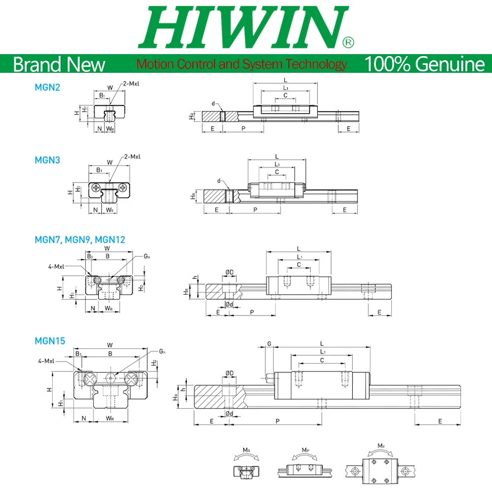 HIWIN VZBOT 235 VZBOT 330 Линейная направляющая HIWIN MGN12H MGN9H 300 мм 400 мм Vz235 Vz330 Y X Линейная направляющая VzBot 3D-принтер Z0 Нержавеющая сталь (art.: 3920cf02f705c) - 3920cf02f705c
