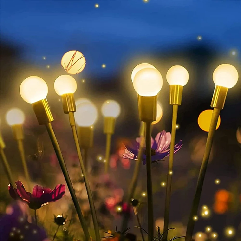 

Многоцветный СВЕТОДИОДНЫЙ светильник на солнечной батарее, сасветильник фсветильник рь с фейерверком, светлячком, уличное садовое украшение, ландшафтное освещение