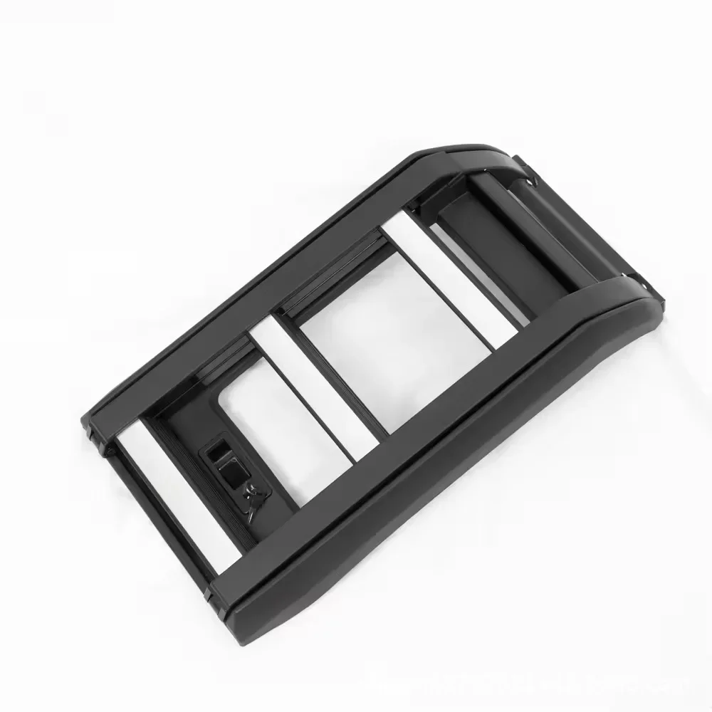 

Черные, серебристые автомобильные лестницы, багажники и ящики на крышу, складные для Land Rover Defender 110 90, боковые альпинистские лестницы, аксессуары для телохранителей