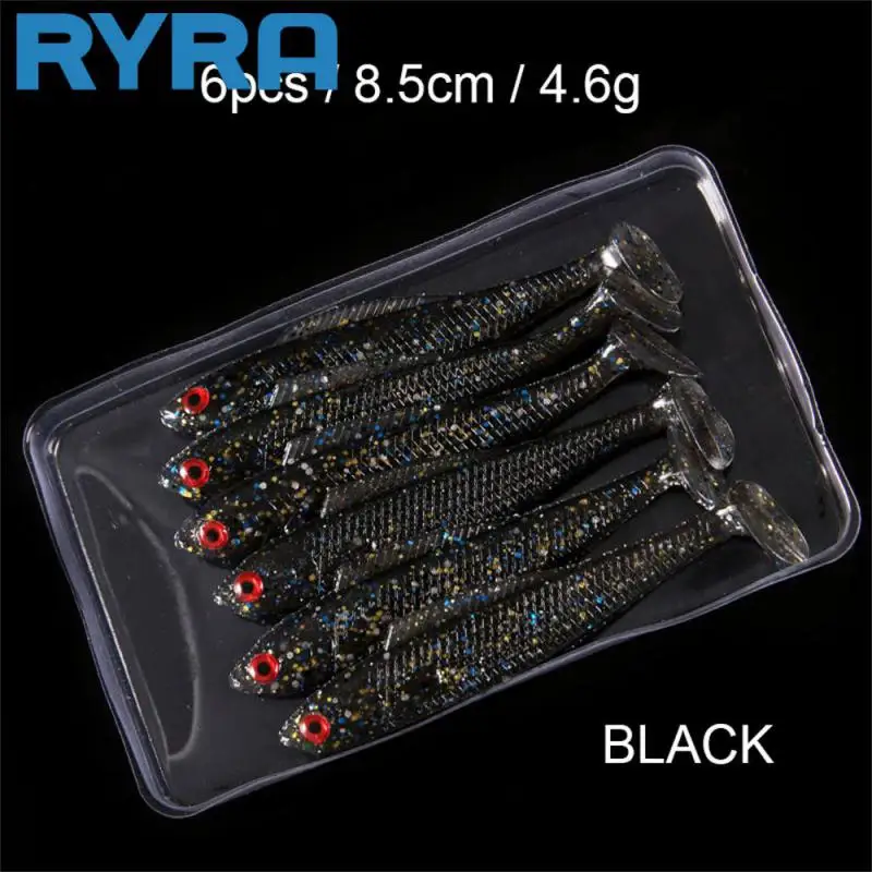 

Soft Bait Pvc Material Glitter Sequins Precise Fish Luring High Swing Frequency Soft And Elastic Lure Lure 8.5cm Fake Bait Bait