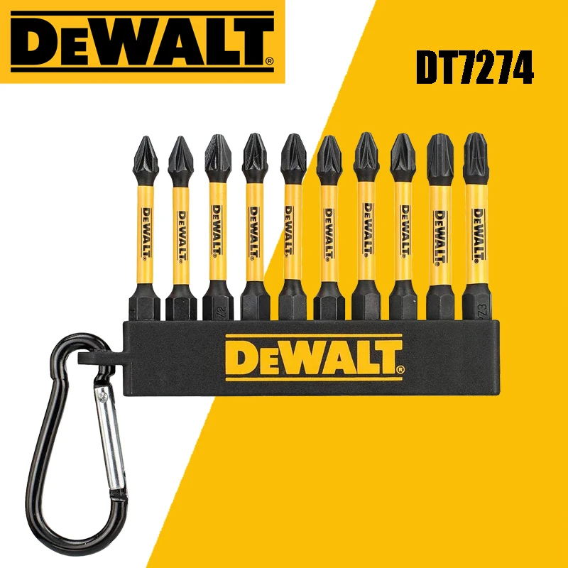 

DEWALT DT7274 Pozi и Набор бит для высокоскоростной отвертки PZ1 PZ2 PH2, высокоскоростные стальные бит, аксессуары для электроинструмента