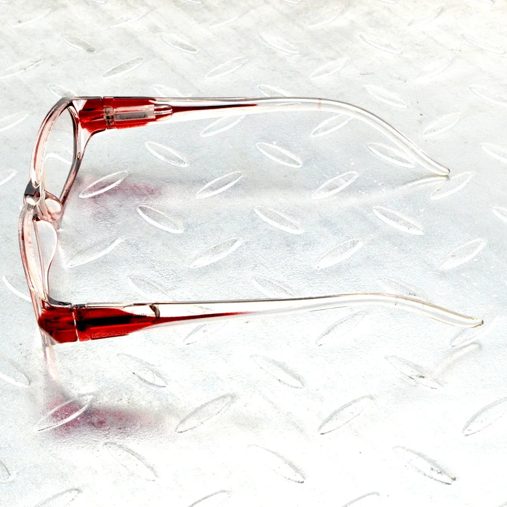 2 пары женских очков для чтения ручной работы с градиентной красной оправой и