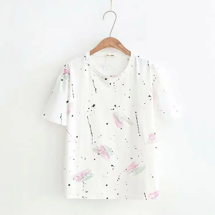 

Summer Women T Shirt Print Friends T-shirt Casual Short Sleeve Female 2021 Spring/Autumn Spring/Autumn Short