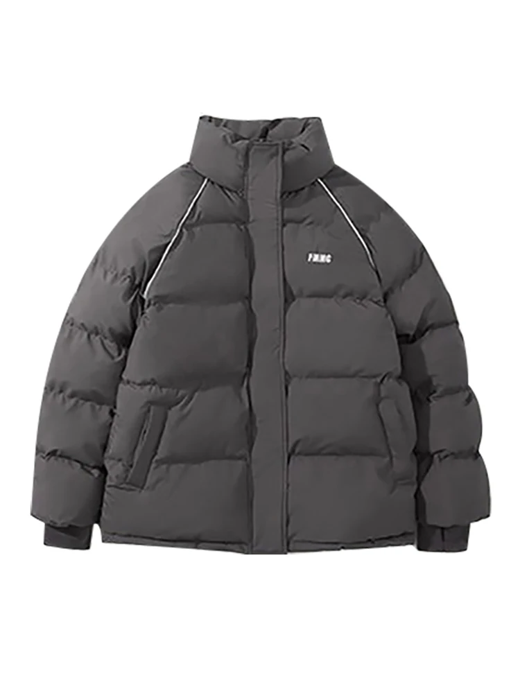 WYWMY Women's Parka Coat Fashion Basic Cotton Down Jacket Winter Fashion Soft and Thick Leisure Stand-Up Collar Women's Jacket