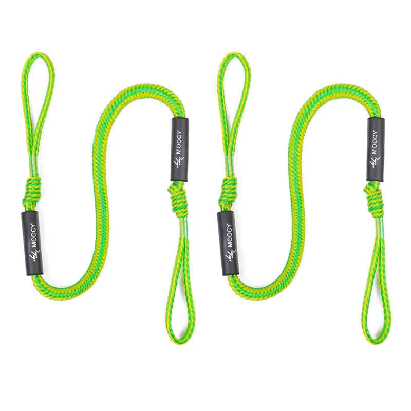 Moocy Bungee Dock Line растягивает 4–5 3 фута аксессуары для док-станции лодок каяков