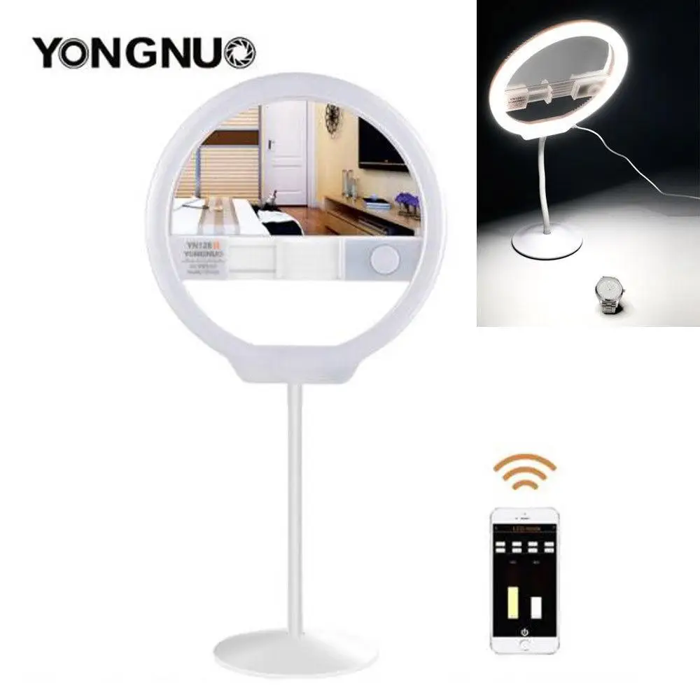 

YONGNUO YN128 II Camera Photo/Studio/Phone/Video/Selfie 128 LED Ring Light 3200K-5500K Photography Dimmable Ring Lamp fill light