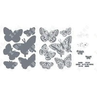 butterfly 2022 new arrival clear stamps or metal cutting dies sets for diy craft making greeting card scrapbooking
