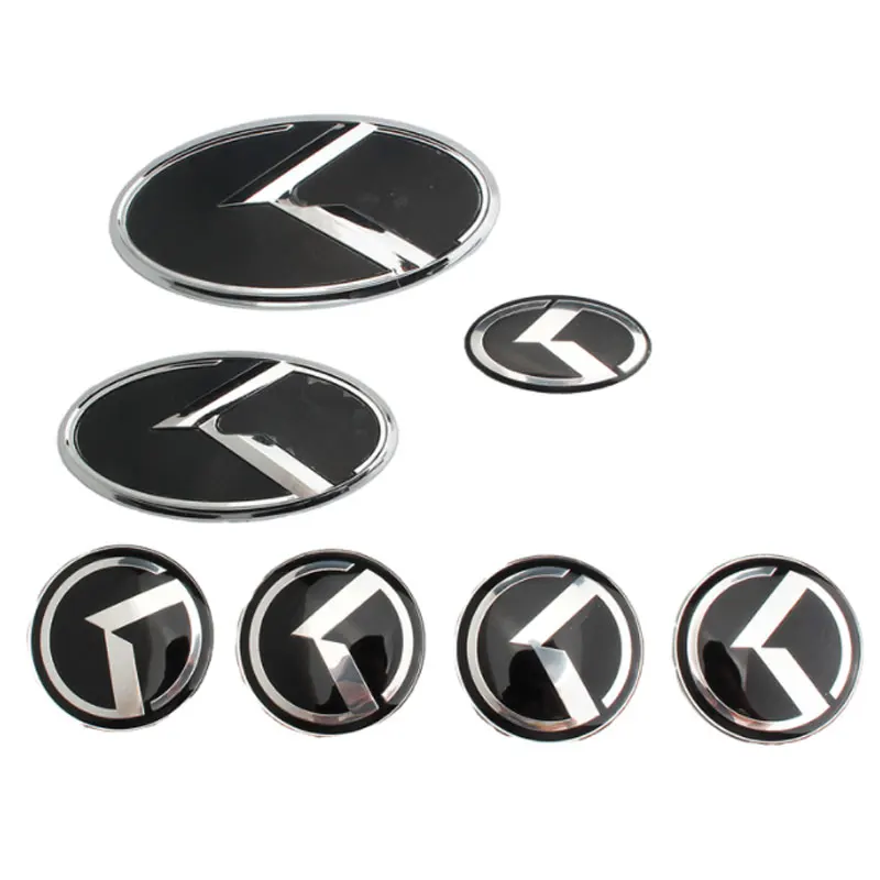 

7 piece set For Kia K5 K3 K2 K4 Sorento modified herringbone car stickers wheel logo modified universal accessories decal