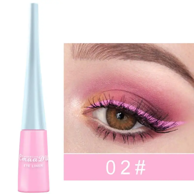 

Sdotter 1PC Colorful Liquid Matte Eyeliner Pencil Quick Dry Waterproof Long Lasting Smudge-Proof Smooth Cosmetic Makeup Tool TSL