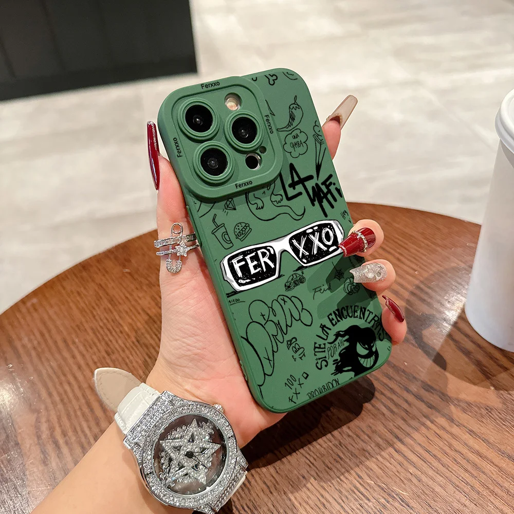 Чехол для телефона Feid Nitro Jam Ferxxo защитный чехол iPhone 16 15 14 13 12 11 X XR Xs Plus Pro Max Mini