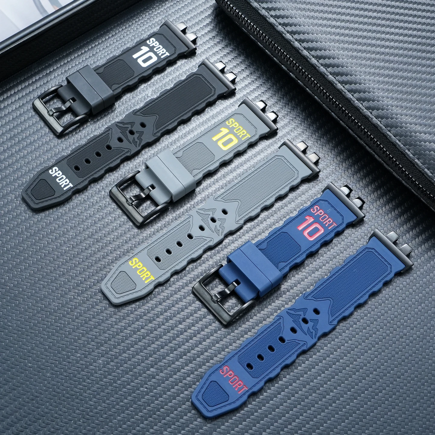 Фото Ремешок для часов из резины FKM для Casio G-shock GMW-B5000 MRG-B5000, модифицированный ремешок для спортивных часов GM-B2100, мягкий ремешок для активного отдыха №2