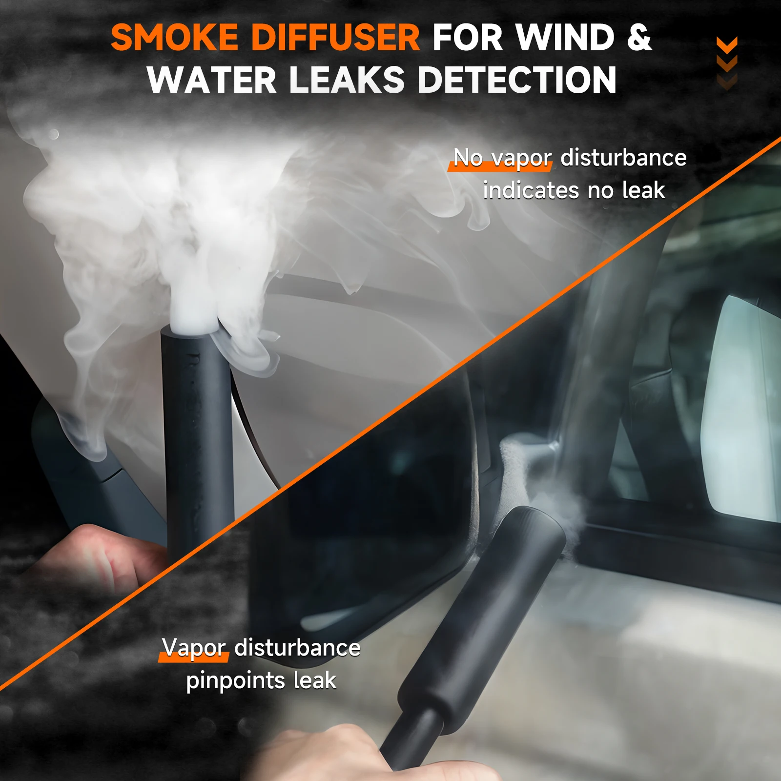 ANCEL L100 автомобильный детектор утечки дыма EVAP вакуумный дым с цифровым манометром