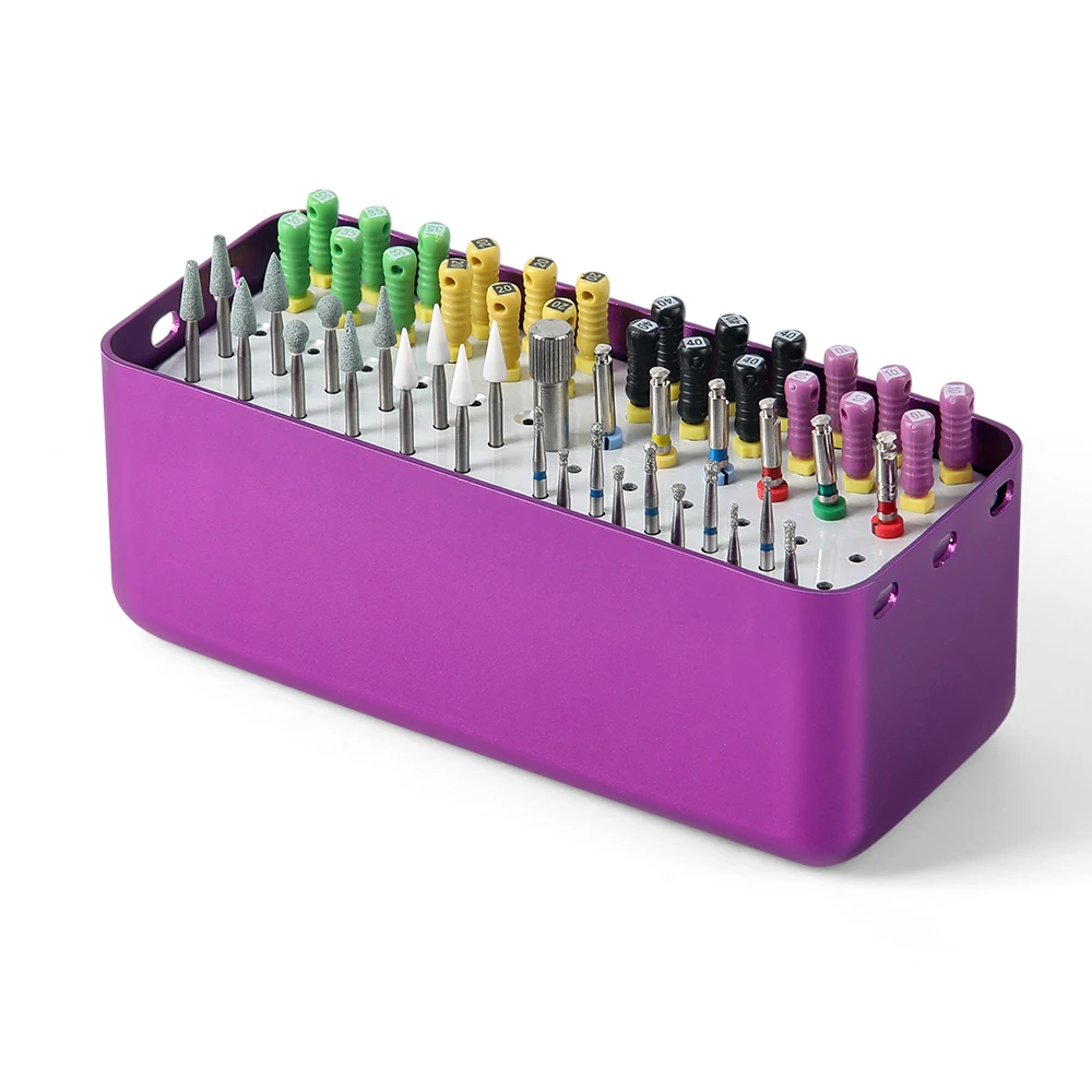 Коробка для стоматологической дезинфекции JOY DENTAL 72 отверстия FG 1 6 мм файлы