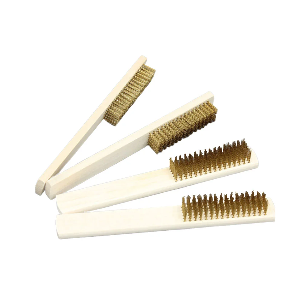

4 Pcs Rotating Cleaning Brush Kitchen Doitool Steel Scratch Brush Rotary Tools Wire Brushes Cleaning Rust Pearlescent