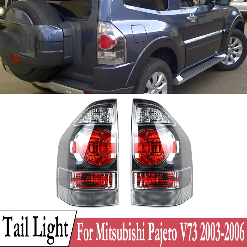 Фото Для Mitsubishi Pajero V73 V77 Montero 2003 2004 2005 2006, задний фонарь автомобиля, задний стоп-сигнал, указатель поворота, стоп-сигнал №1