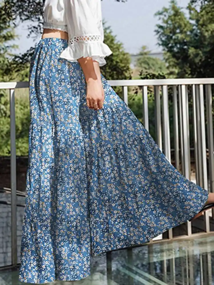 Брюки ZANZEA женские с широкими штанинами