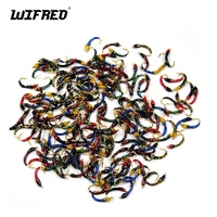 wifreo 20pcs assorted epoxy nymph flies midge hegene trout white fish fishing bait artificial lures size 12 14 16