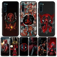 deadpool marvel avengers silicone phone case for xiaomi redmi 9 9c nfc 9t 10 10c 7 8 k40 k50 pro plus soft shell cover cases