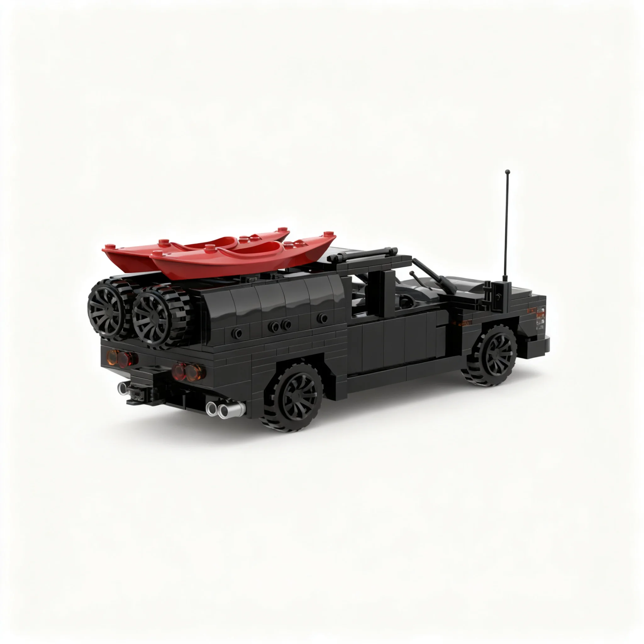 1115 деталей MOC Revive Caravans Bushtamer MK2 + Dino Motors T-rex Super Duty Facelift City Champions Модель строительных блоков 3D игрушка (art.: 3920dccce91e4) - 3920dccce91e4