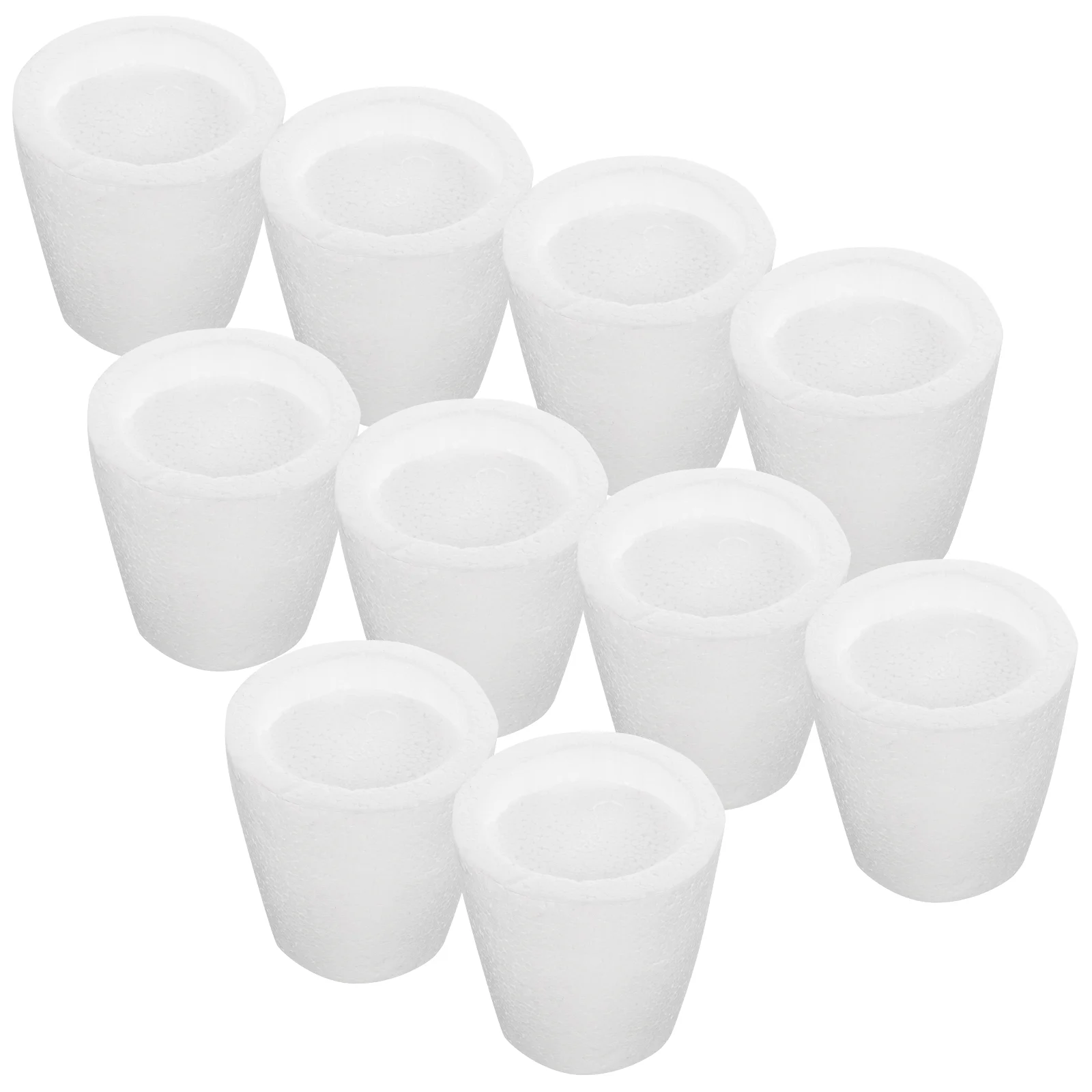 

10 Pcs Foam Flower Pot For Arrangements Base Blocks Crafts Making Supplies DIY Flowerpot Manual