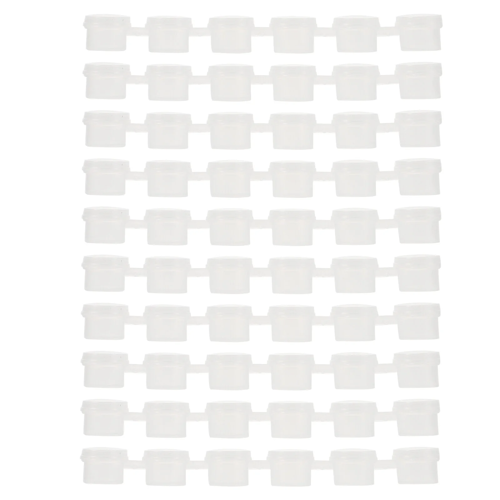 

40 Pcs Plastic Storage Containers Holder Box Pod Strips Clear Plastic Containers Storage Lids Mini Pot Panit Child