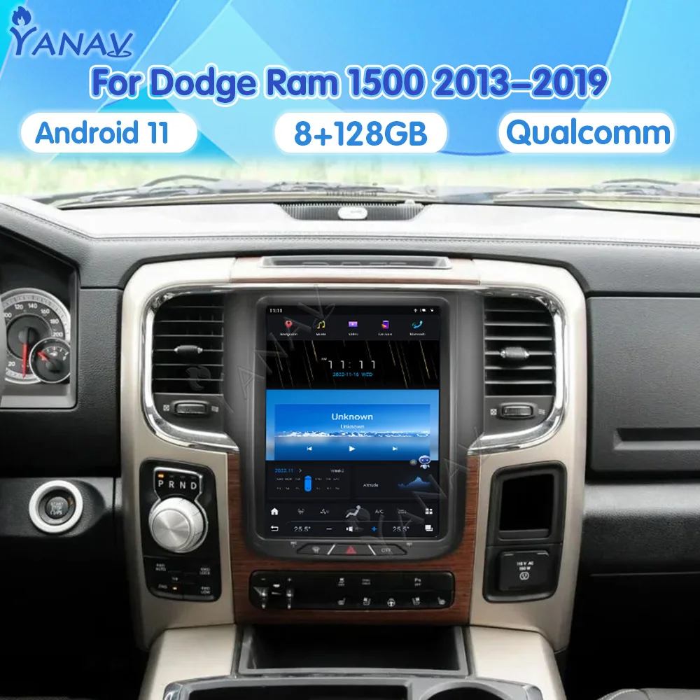 

Автомагнитола 2 Din для Dodge Ram 128 1500-2013, 2019 ГГц, Android 11