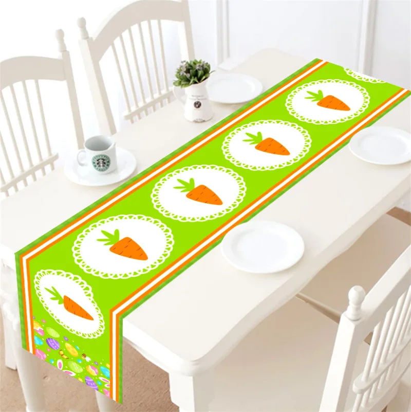 

The new 2023 Easter tablecloth American family restaurant rabbit turnip tea table_Ling270