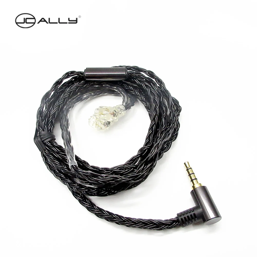 Jcaly-Cable de actualización de auriculares JC16S, accesorio HIFI de 480 núcleos, compatible con Shure MMCX KZ EDX ZSN ZS10 PRO TFZ T2 BL03 Aria, 16 Partes