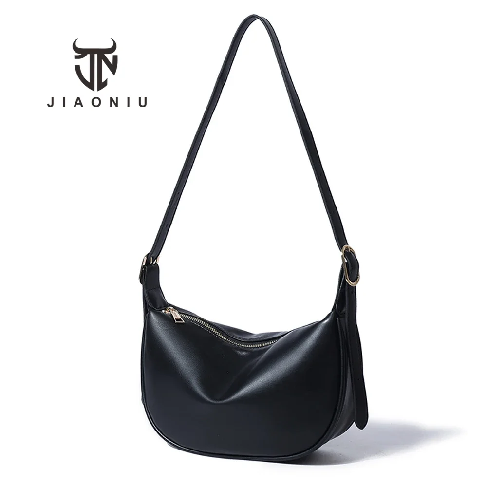 

Fashion Saddle Small Crossbody Bags for Women Trend Designer Semicircle Shoulder Bag PU Leather Ladies Handbags and Purse Bolsa