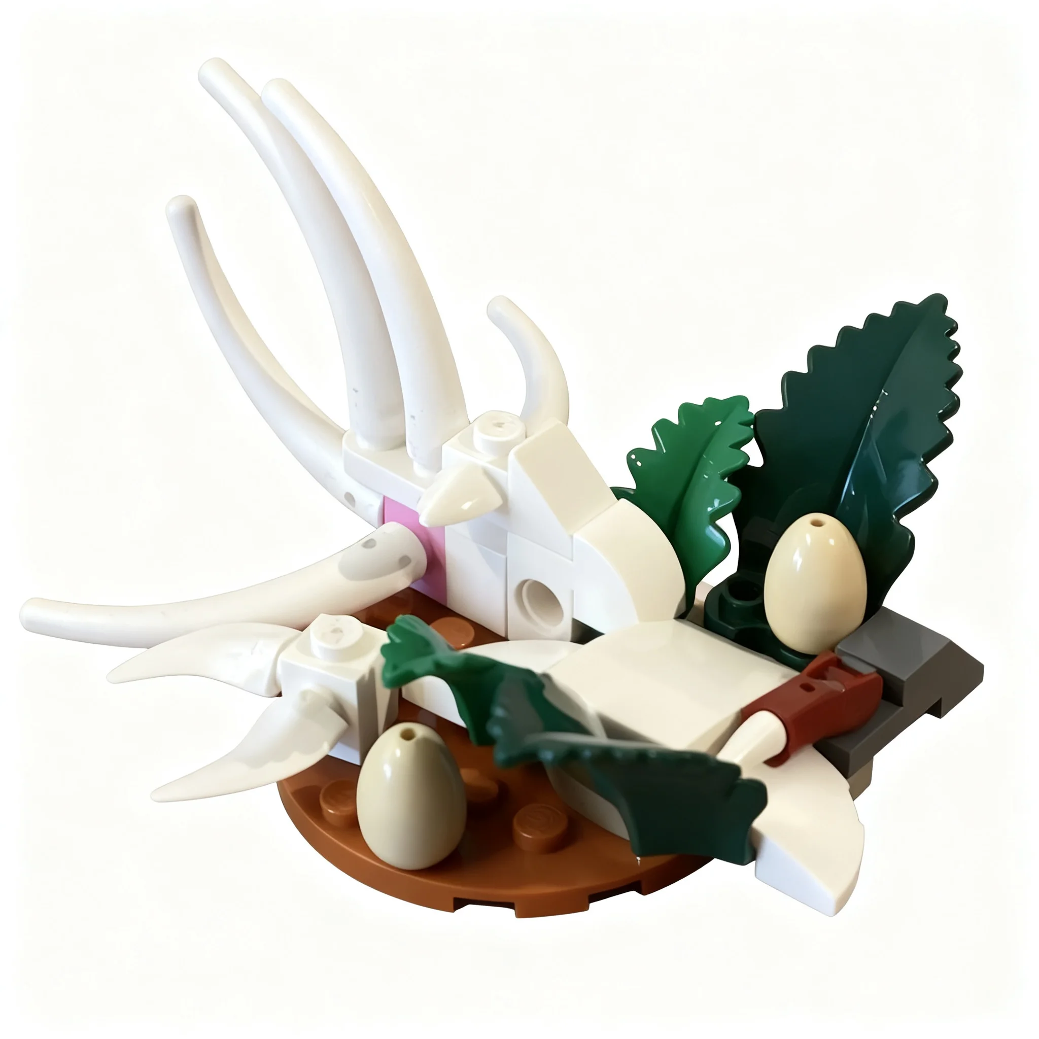 Фото 275 деталей MOC Creator Creator 3-в-1: модель боевого брахиозавра, строительные блоки, игрушки, архитектурный конструктор, рождественский подарок, для сборки и демонстрации. №2