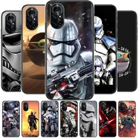 disney star wars baby yoda clear phone case for huawei honor 20 10 9 8a 7 5t x pro lite 5g black etui coque hoesjes comic fash