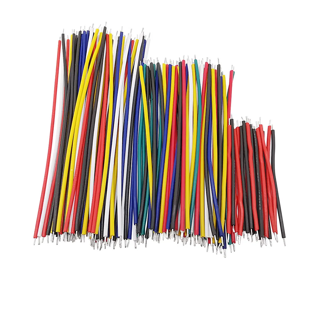 

130Pcs/lot 24AWG Breadboard Jumper Wire Kit Tin-Plated PCB Solder Cable Flexible PVC Electronic Wires Line DIY Cord 5CM 8CM 10CM