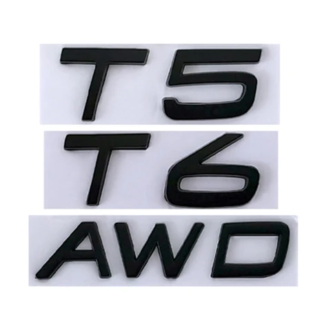 3D металлические буквы для автомобильных наклеек Volvo 850 XC60 XC90 S60 C30 S40 S80 V40 V60 T5 T6 эмблема AWD Volvo, аксессуары для багажника