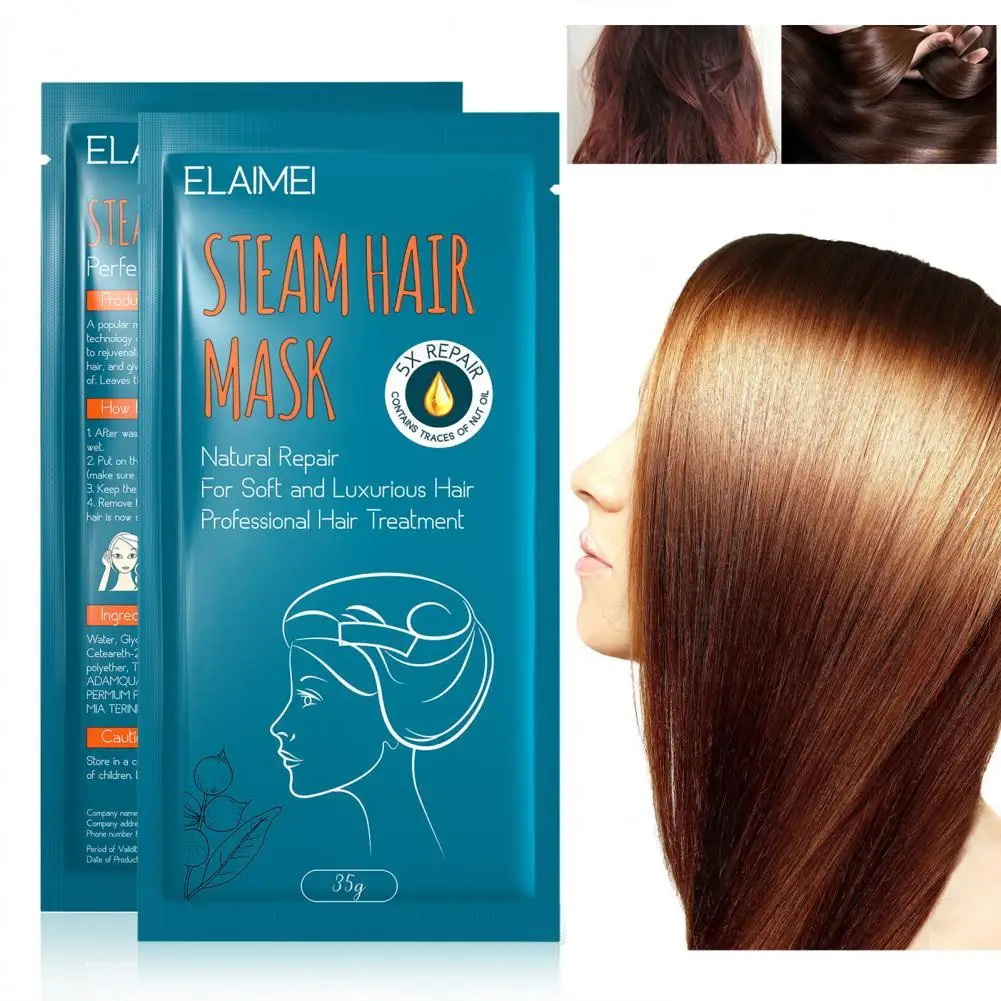 

Useful Hair Masque Moisturizing Mild Floral Flavour Steam Hair Masque
