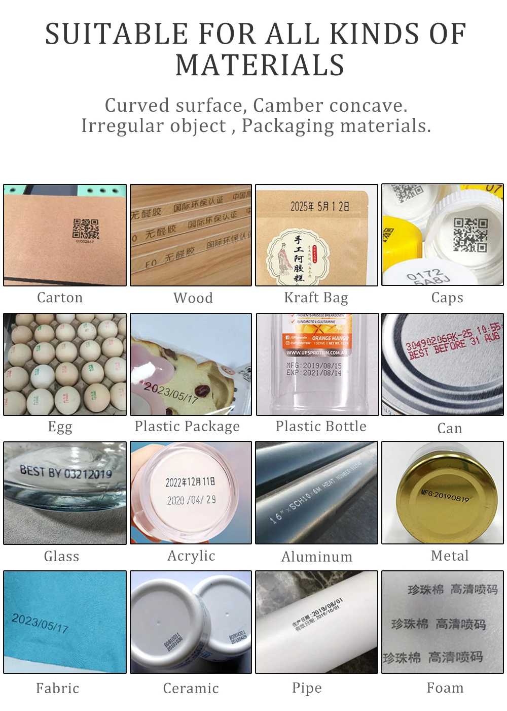 Быстросохнущий 12 7 мм ручной струйный принтер со штрих-кодом Mfg Exp продукция для