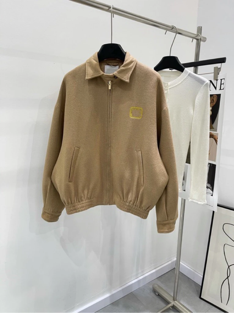 Женское пальто Shenzhen Nanyou 2024 осень и зима новинка цвета хаки для спорта отдыха