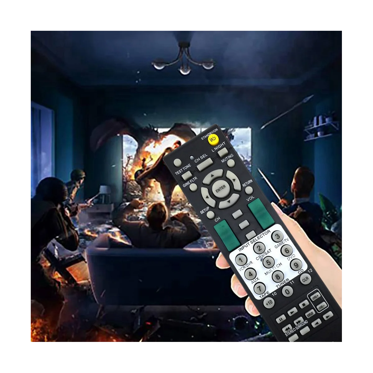 RC-682M пульт дистанционного управления для AV усилителя мощности плеер RC-681M SR603 SR502