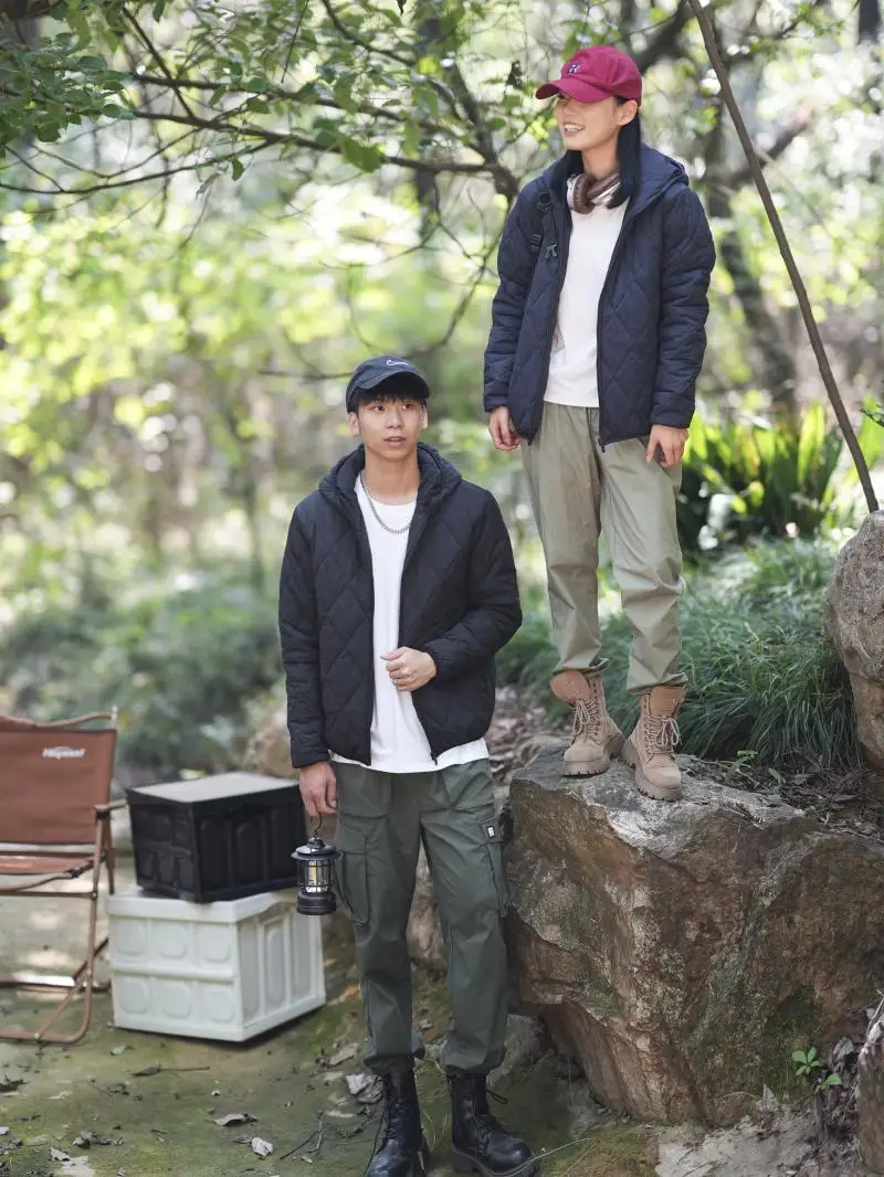  Высококачественная горная уличная легкая теплая осенне-зимняя стеганая куртка