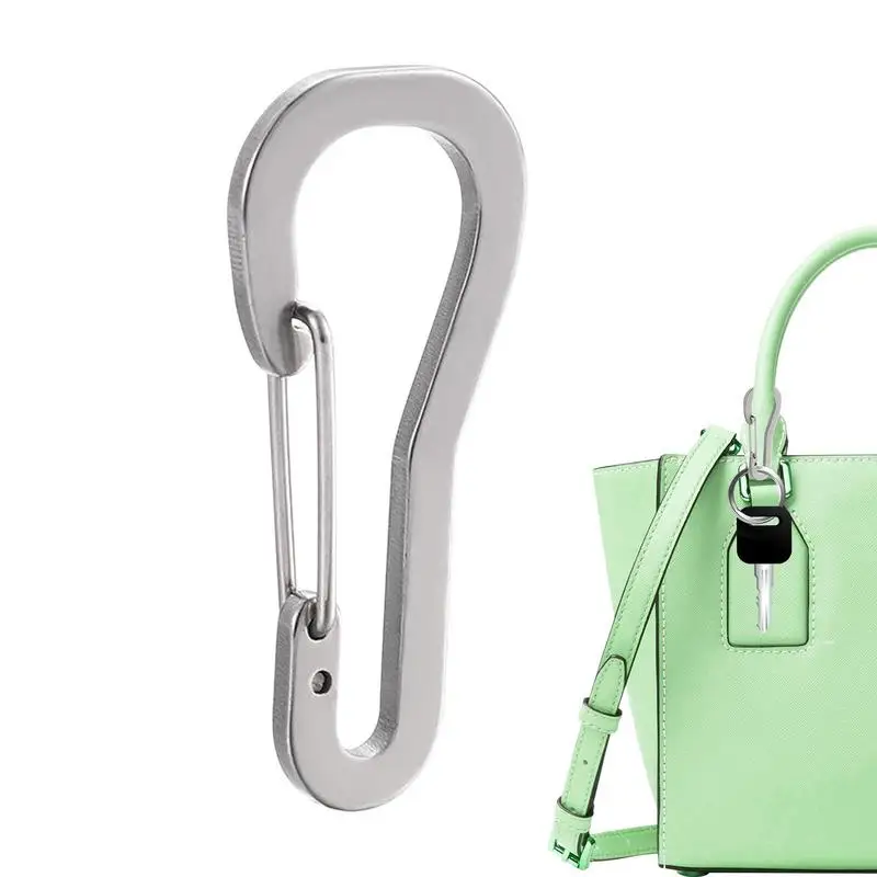 

Carabiner Clip Locking Keychain Hook Portable Screw Locking Carabiner Clip Hook For Fishing Backpack Camping Hiking