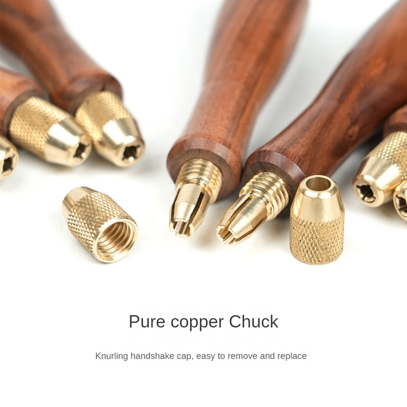 Деревянная ручка для файлов деревянные ручки с латунным цанговым патроном