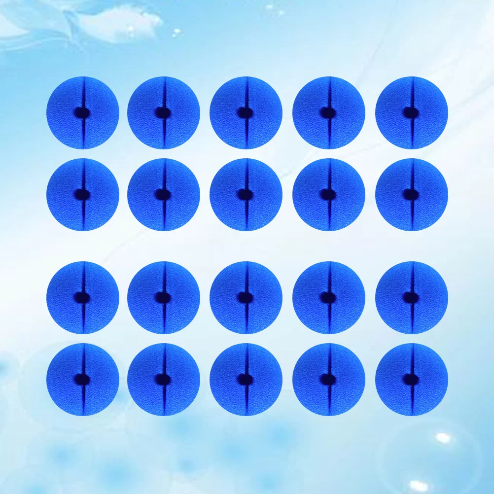 

50Pcs Foam Sponge Circus Foam Sponge Clown Costume Accessories for Birthday Masquerade Party Favors ( Blue )