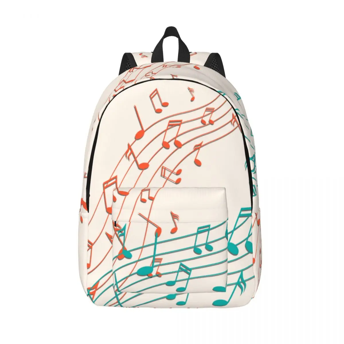 

Student Bag Colorful Music Notes Backpack Parent-child Lightweight Backpack Couple Laptop Bag