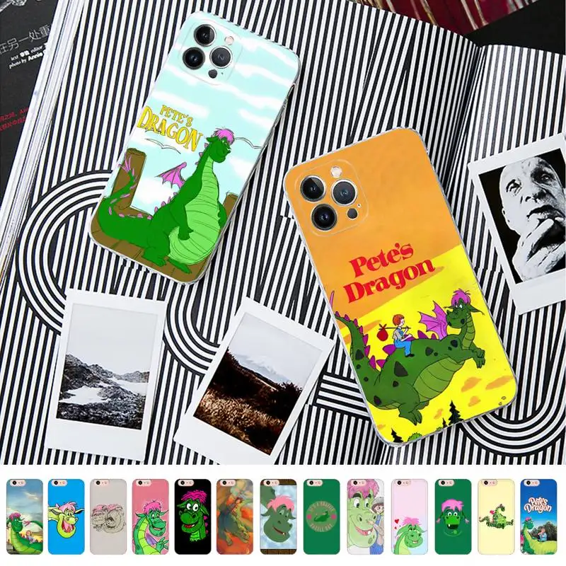 

Disney pete's dragon Phone Case For iPhone 14 11 12 13 Mini Pro XS Max Cover 6 7 8 Plus X XR SE 2020 Funda Shell