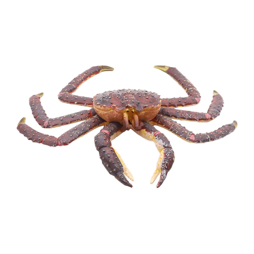 

Outdoor Kid Toys Simulation Crab Model Animals Pretty Marine Emulated Ocean Ornament Plastic Decoration Children