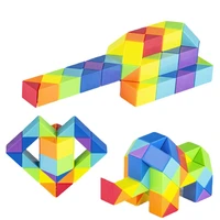2436486072 snake twist cube stress relief educational toy children gifts magic snake ruler puzzle folding educational