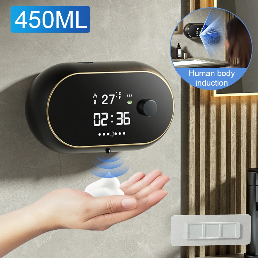 

Автоматический дозатор мыла, диспенсер для жидкого мыла, настенный Бесконтактный дозатор для мыльной машины, диспенсер для мыла для ванной ...