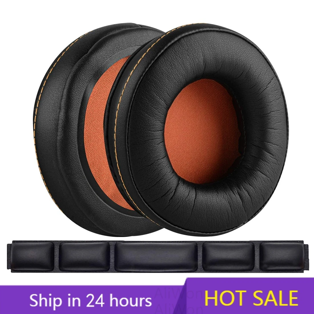 

Suitable for steelseries Siberia 840 800 ear pads earphone sleeve head beam sponge pad leather earmuffs Headset Gamer Earpads