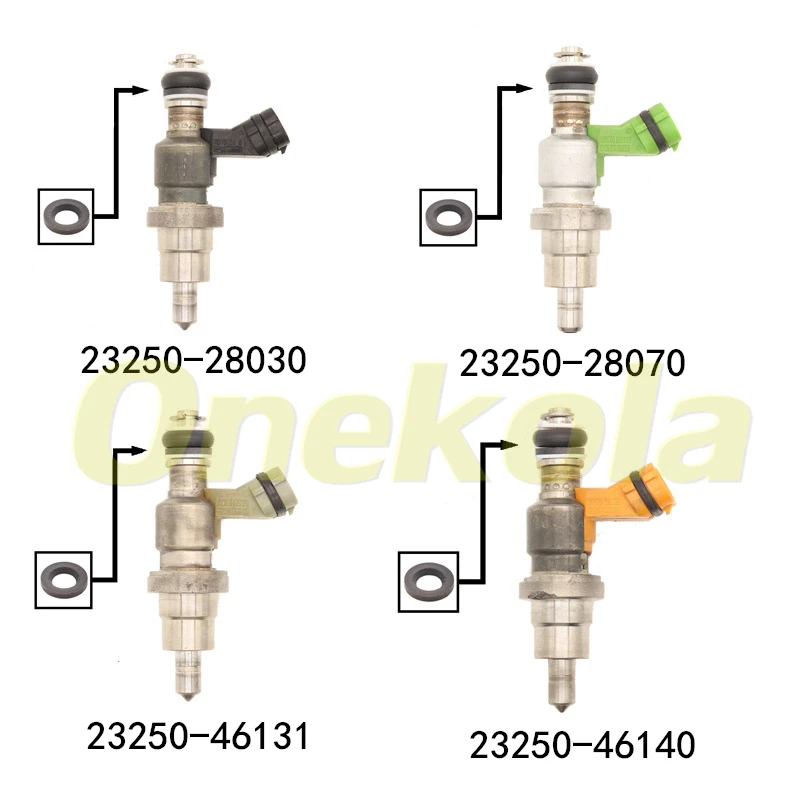500 шт. комплект пластиковых прокладок для омывателя топливного инжектора 14 5*2*7 5