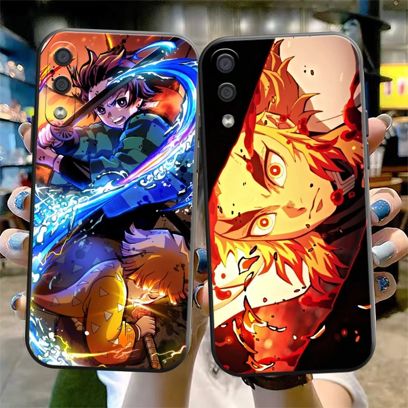 

Demon Slayer Anime Phone Case For Samsung Galaxy S20 S20 FE S21 S21 FE S21 Plus S22 S22 Plus S20 S21 S22 Ultra Funda Black