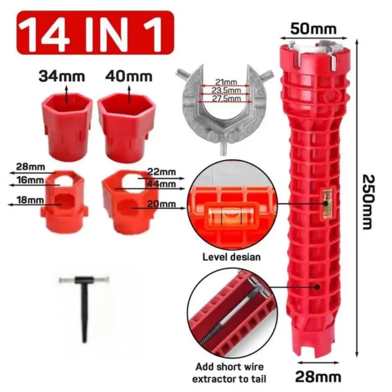 

Многофункциональный гаечный ключ LETIITTGOO 8 в 1